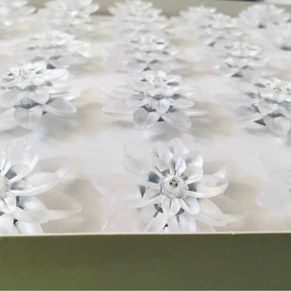 Rare Martha Stewart Everyday Clear Star Flower String Lights 16.1 feet 35 Lights - Picture 8 of 16